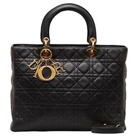 Autre Marque-Gran Cannage de cuero Lady Dior-Otro