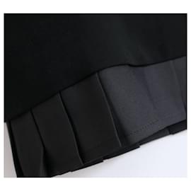 Versace-Versace Medusa Button Mini Skirt-Black