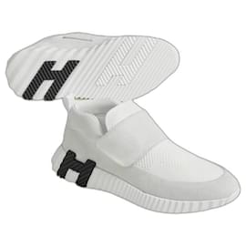Hermès-H Turnschuhe-Weiß
