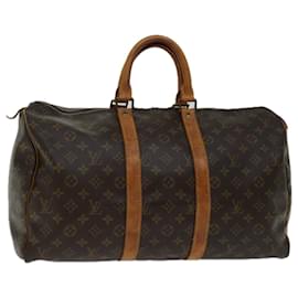 Louis Vuitton-Louis Vuitton-Monogramm Keepall 45 Boston Bag M.41428 LV Auth 51561-Monogramm