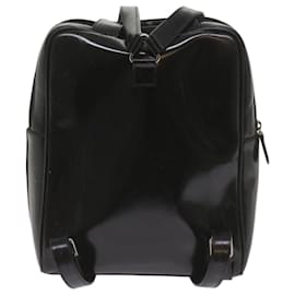 Gucci-GUCCI Backpack Leather Black Auth ep3519-Black