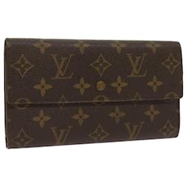 Louis Vuitton-LOUIS VUITTON Monogram Portefeuille International Wallet M61217 Auth LV 67248-Monogramme