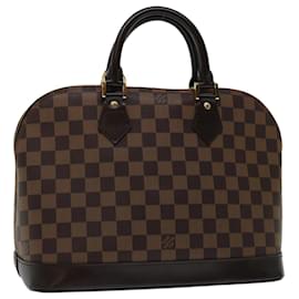 Louis Vuitton-LOUIS VUITTON Damier Ebene Alma Hand Bag N51131 LV Auth 67359-Other
