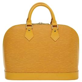 Louis Vuitton-LOUIS VUITTON Borsa a Mano Epi Alma Tassili Giallo M52149 LV Aut 67052-Altro