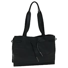 Gucci-GUCCI Shoulder Bag Leather Black Auth 67531-Black