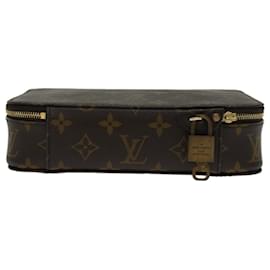 Louis Vuitton-LOUIS VUITTON Monogram Poche Monte Carlo Jewelry Box M47352 LV Auth yk10864-Monogram