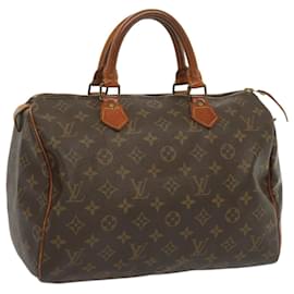 Louis Vuitton-Louis Vuitton Monogram Speedy 30 Hand Bag M41526 LV Auth yk10831-Monogram