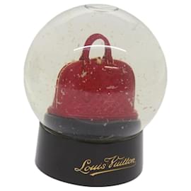 Louis Vuitton-LOUIS VUITTON Snow Globe Alma VIP Limited Transparente Vermelho Autenticação de LV 67171-Vermelho,Outro