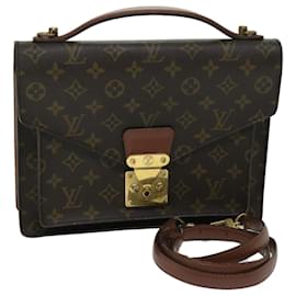 Louis Vuitton-Louis Vuitton Monogram Monceau 28 Hand Bag 2way M51185 LV Auth 67012-Monogram