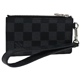 Louis Vuitton-Telefono LOUIS VUITTON Damier Graphite Play 8+ Porta carte N60106 LV Aut 66978-Altro