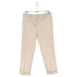Prada-Pantalones de algodon-Beige
