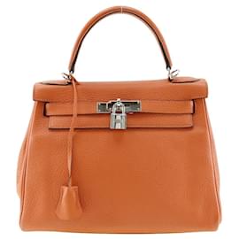 Hermès-Hermes Kelly 28-Naranja