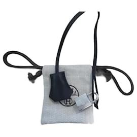 Hermès-sininho, puxador e cadeado Hermès novos para bolsa Hermès dustbag-Preto