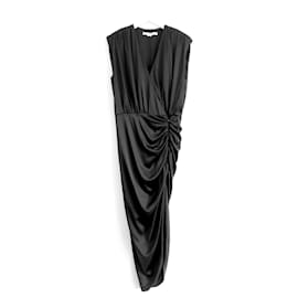 Veronica Beard-Vestido de seda negro Casela de Veronica Beard-Negro