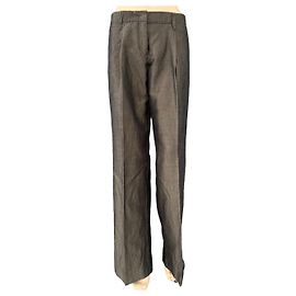 Marc Cain Hose Khaki Bronze Baumwolle Khaki Bronze