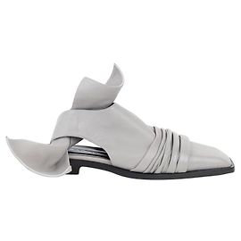 Nina Ricci Leather ballet flats Grey