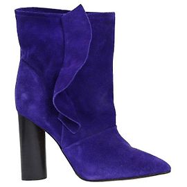Iro Leather boots Purple