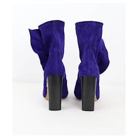 Iro-Botas de cuero-Púrpura