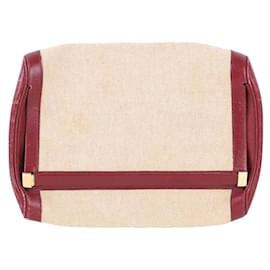 Hermès-Leather Clutch Bag-Beige