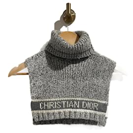 Dior-DIOR Sciarpe T.  WOOL-Grigio