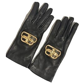 Luvas BALENCIAGA T.Couro Internacional M Preto