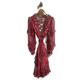 Autre Marque Robe FETISH SUANCES T. Internationale XS Polyester Rose