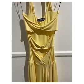 Autre Marque-SIEDRES  Dresses T.fr 36 polyester-Yellow