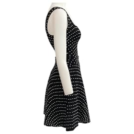 Autre Marque-Alaia Black / White Bodysuit and Skirt Set-Black