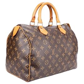 Louis Vuitton-Louis Vuitton Canvas Monogram Speedy 30 handbag-Brown