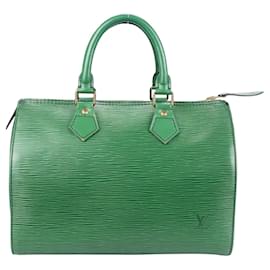 Louis Vuitton-Louis Vuitton Speedy aus grünem Epi-Leder 25 Handtasche-Grün