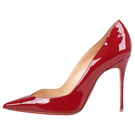 Christian Louboutin-CHRISTIAN LOUBOUTIN Lackleder  100 Pumps 37 In rot.-Rot