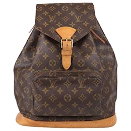Louis Vuitton-Louis Vuitton Montsouris GM Vintage Backpack Bag-Brown