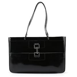 Gucci-GUCCI Totes Patent leather Black Jackie-Black