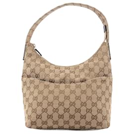 Gucci-GUCCI Shoulder bags Leather Beige jackie-Beige