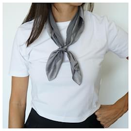 Giorgio Armani-Silk scarves-Grey