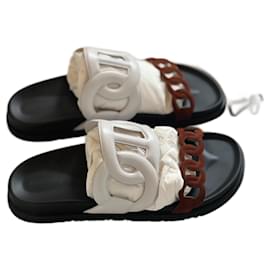 Hermès-Sandalias Hermès Extra-Castaño