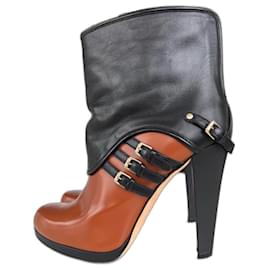 Bally-Ankle Boots-Brown,Black