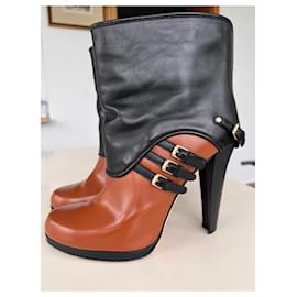 Bally-Ankle Boots-Marrone,Nero