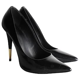 Giuseppe Zanotti-Zapatos de tacón de aguja en punta negros-Negro