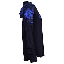 Balmain-Sudadera con capucha de camuflaje con logo de Balmain en algodón negro-Negro