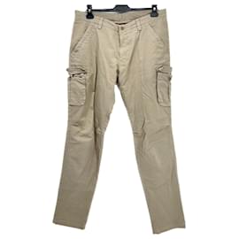 Loro Piana-LORO PIANA Pantalón T.ÉL 54 Algodón-Beige