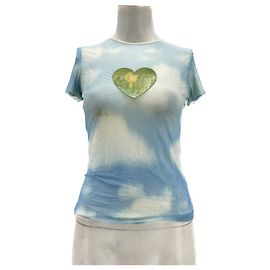 Moschino Cheap And Chic tops T.FR 38 Viscose Bleu