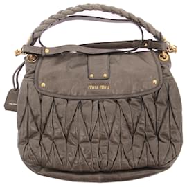 Miu Miu-MIU MIU  Handbags T.  leather-Grey