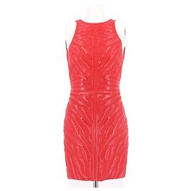 Gianni Versace Kleid T.IT 38 Polyester Rot