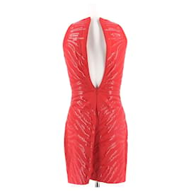 Versace-VERSACE Kleider T.ES 38 Polyester-Rot