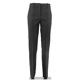 Céline-CELINE  Trousers T.fr 36 Wool-Grey