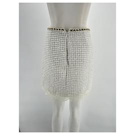 Elisabetta Franchi-ELISABETTA FRANCHI  Skirts T.it 42 polyester-White