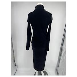 Polo Ralph Lauren-POLO RALPH LAUREN  Dresses T.International XS Velvet-Black