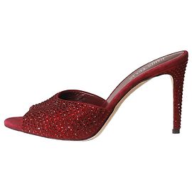 Paris Texas Mules bordeaux à cristaux - taille EU 37 (UK 4) Rouge