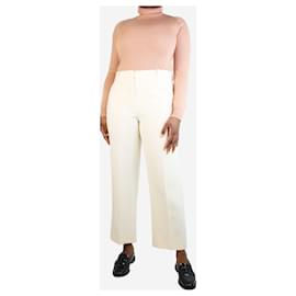 Autre Marque-Light pink cashmere roll-neck jumper - size M-Pink
